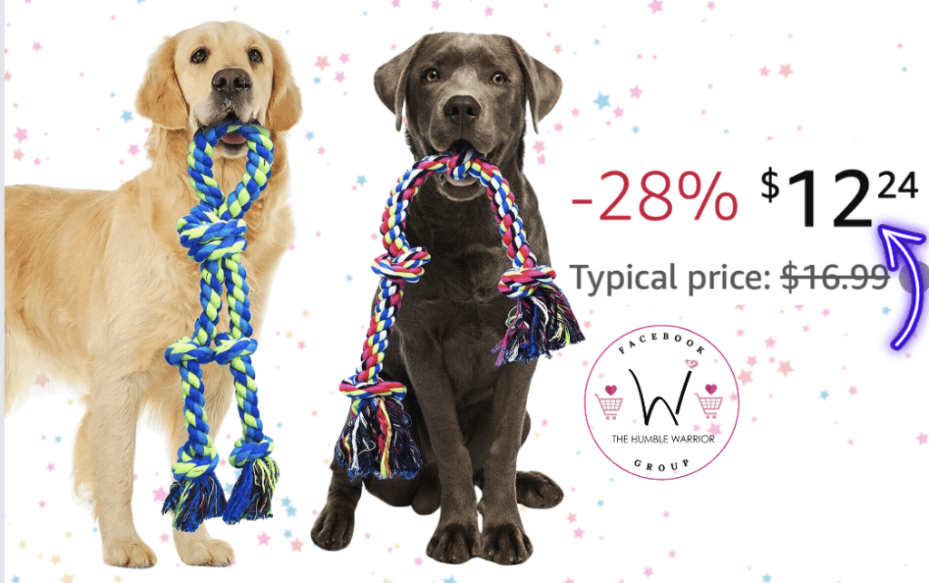 Two Pack of Heavy Duty Ropes for Dogs!